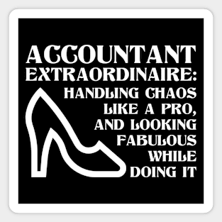 Accountant Fabulous Woman Magnet